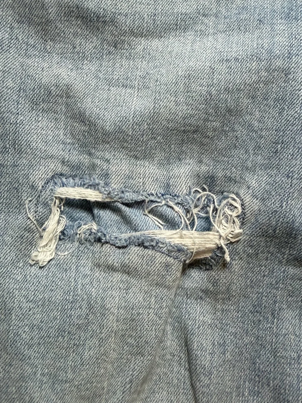 abercrombie kids Light Blue Denim High-Rise Wide Leg Jeans 9/10 long